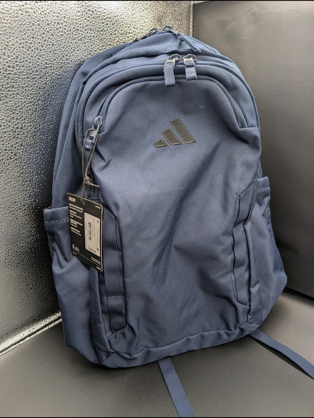 adidas Navy and Black Men's/Women's/Kids Backpack with Multiple Compartments NWT